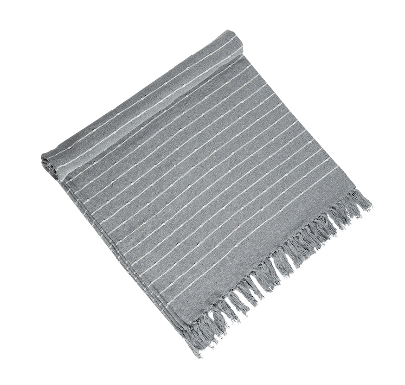 Decorative Striped Throw Blanket