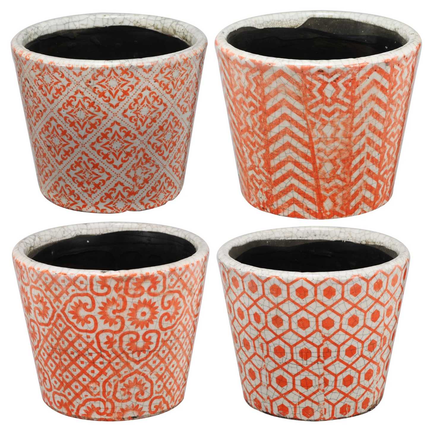 Small Terracotta Orange Planters