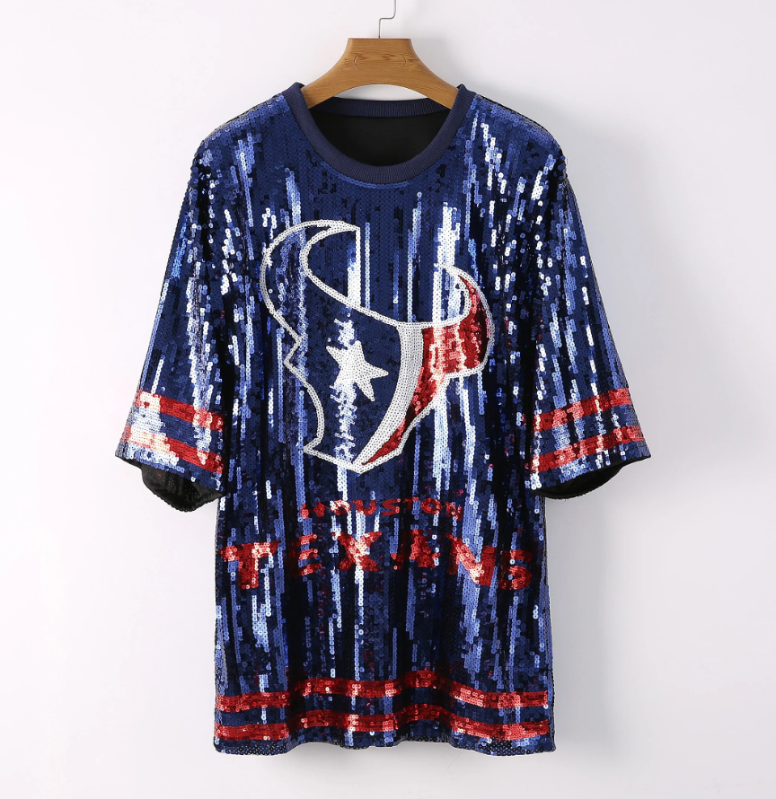 Sequin Team Jerseys - Tunic/Dress