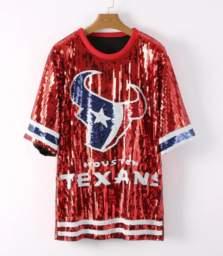 Sequin Team Jerseys - Tunic/Dress