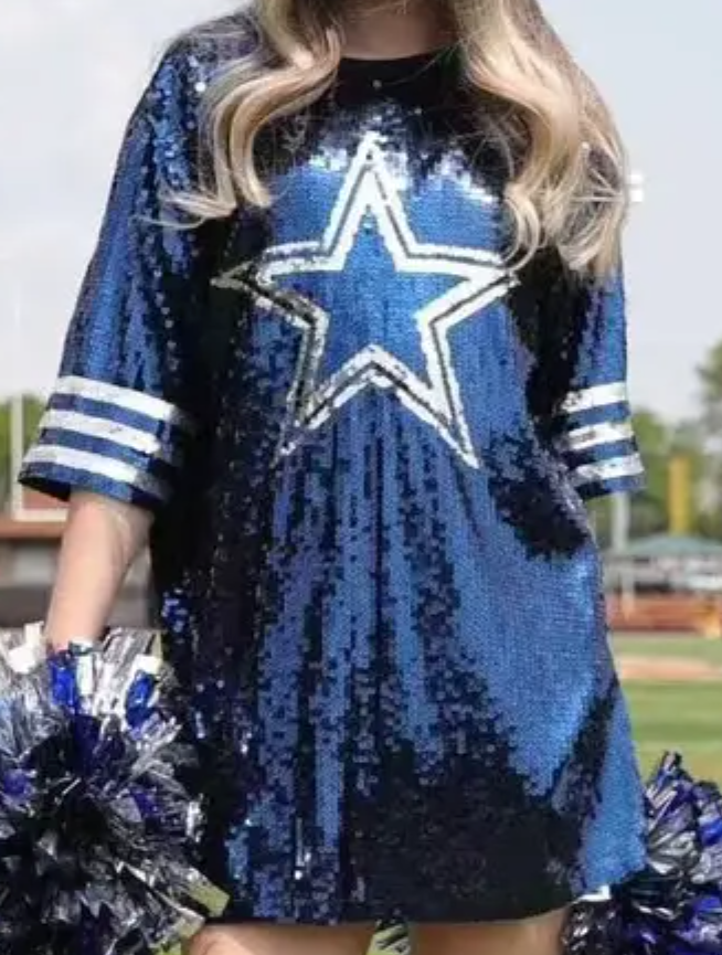 Sequin Team Jerseys - Tunic/Dress