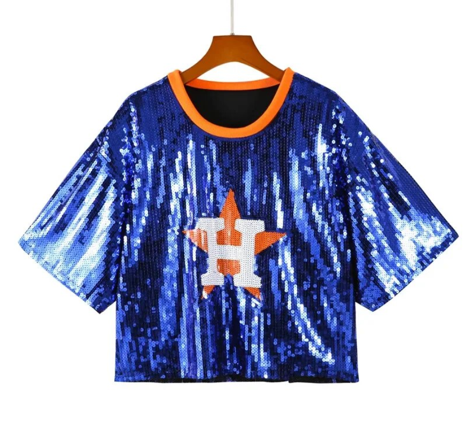 Sequin Team Jerseys - Crop/Short