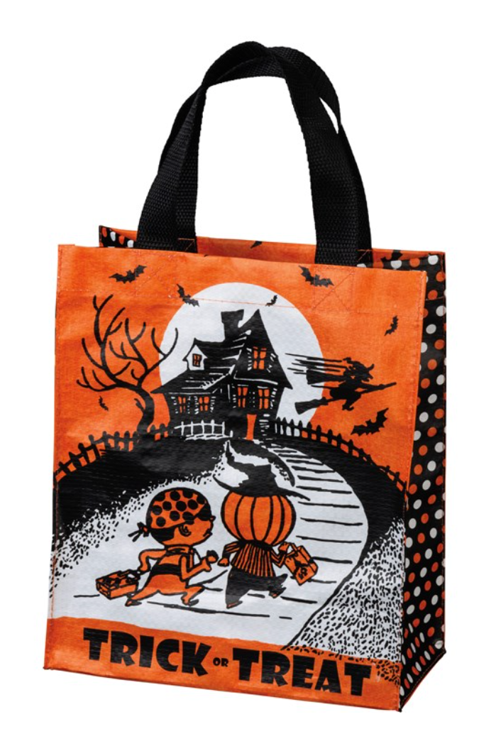 Vintage Trick Or Treat Tote