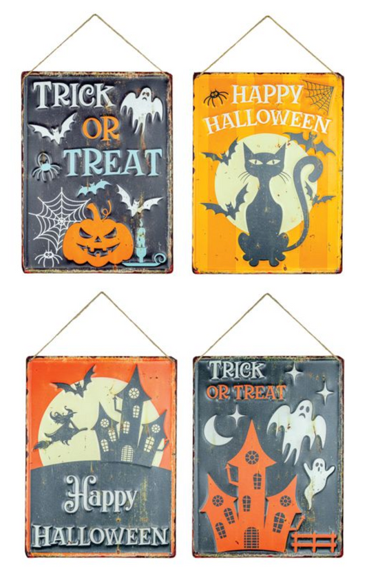 Vintage Halloween Signs