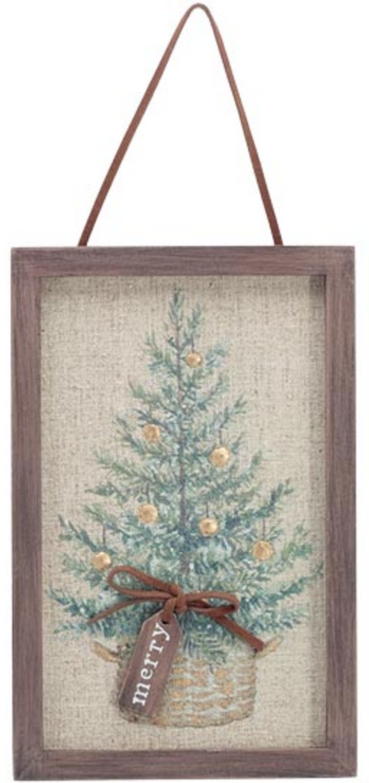 Framed Linen Ornaments