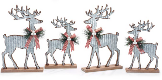 Tin Deer Figurine