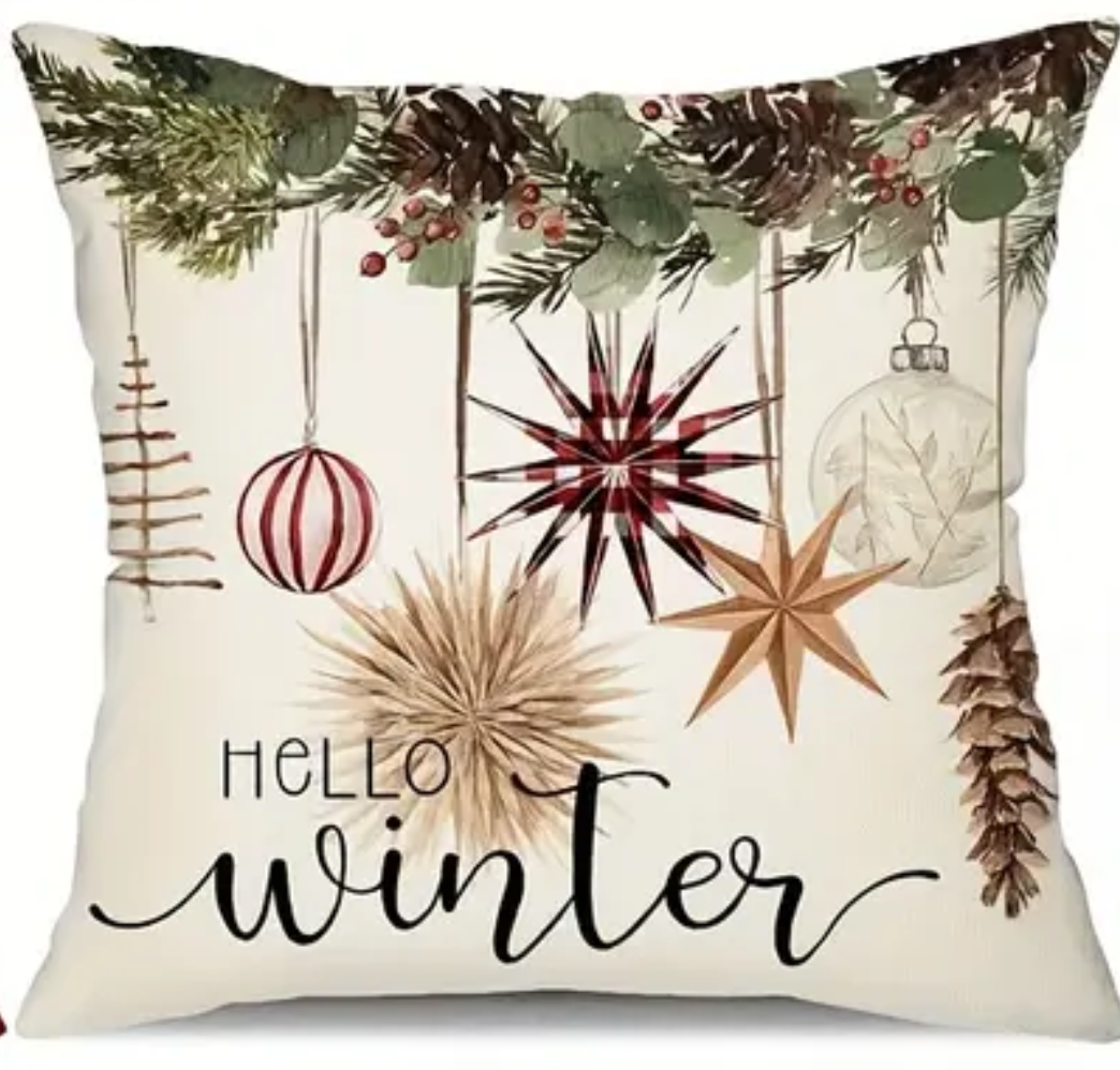 Classic Christmas Pillow Covers