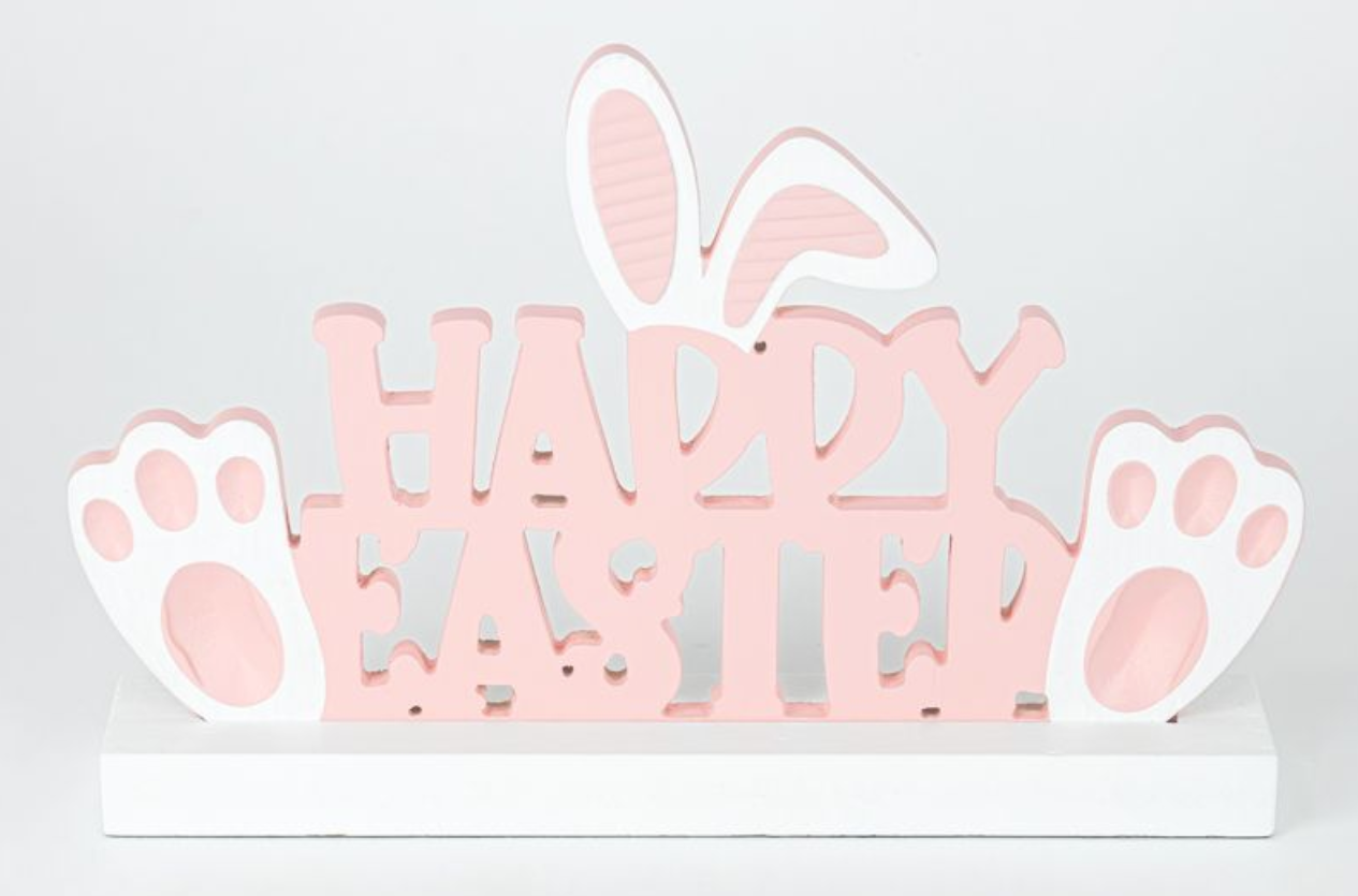 Bunny Ears Easter Sign