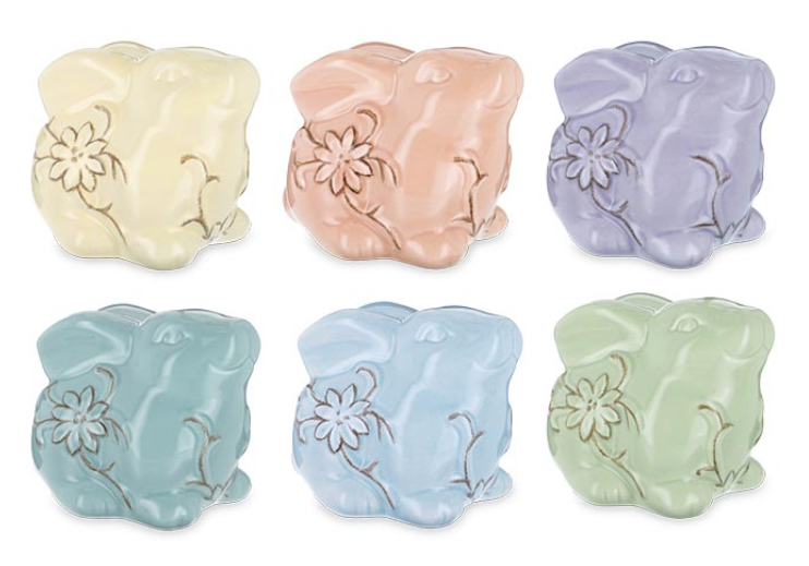 PASTEL BUNNY FIGURINES