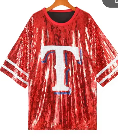 Sequin Team Jerseys - Tunic/Dress