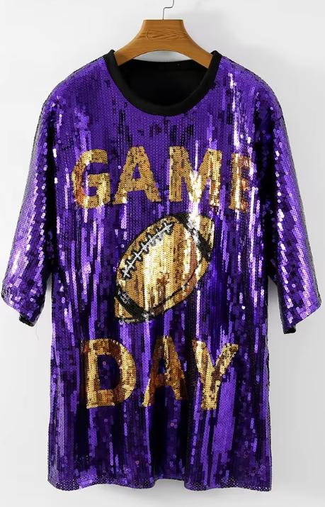 Sequin Team Jerseys - Tunic/Dress