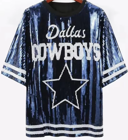 Dallas Cowboy Inspired Sequins Gear