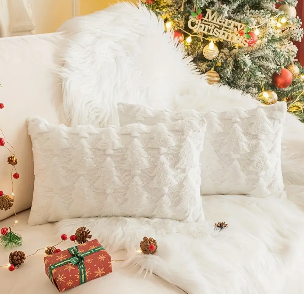 Christmas Pillow Cover - emb Christmas Tree