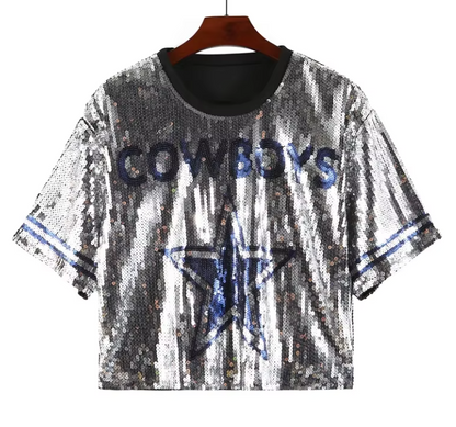 Dallas Cowboy Inspired Sequins Gear