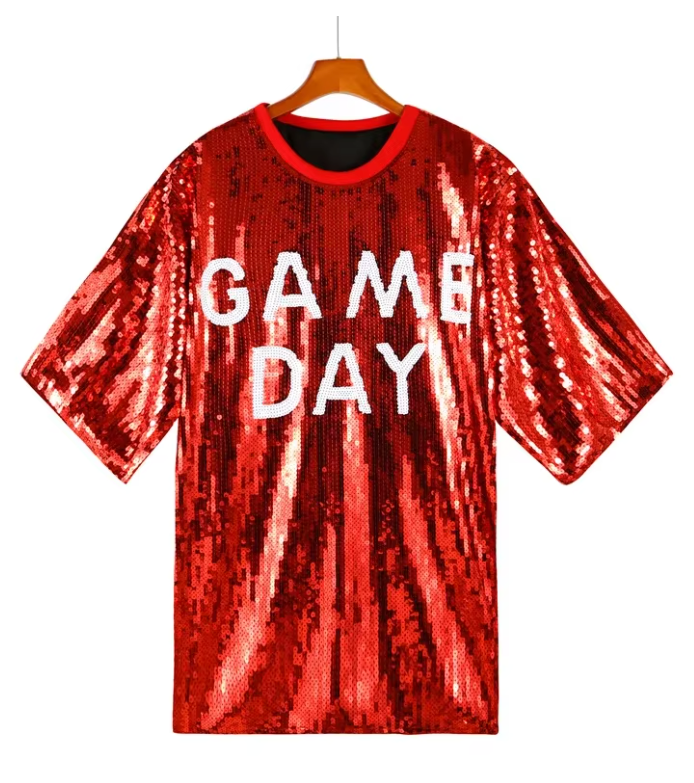 Sequin Team Jerseys - Tunic/Dress