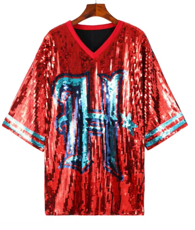 Sequin Team Jerseys - Tunic/Dress