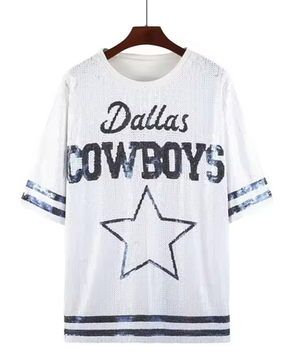 Dallas Cowboy Inspired Sequins Gear