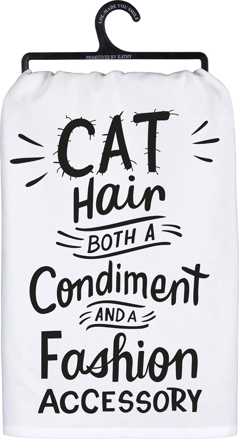 Cat Hair Condiment And Fashion Kitchen Towel