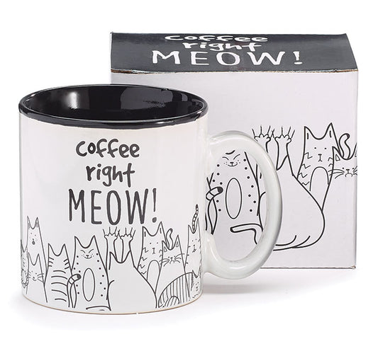 Coffee Right Meow Mug