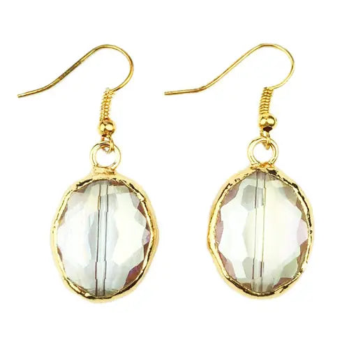 Gold Crystal Earrings