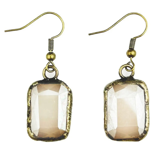 Sq Ivory Crystal ER